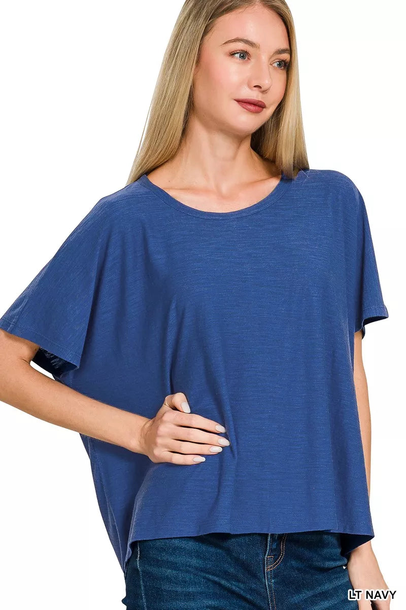 Zenana Round Neck Short Sleeve T-Shirt