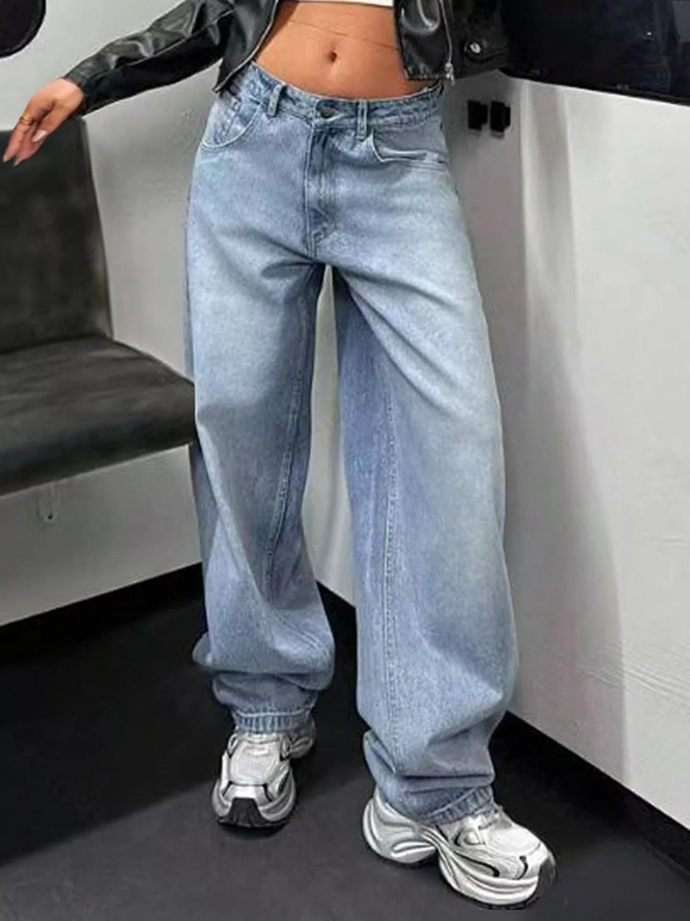 Baggy Wide Leg Jeans